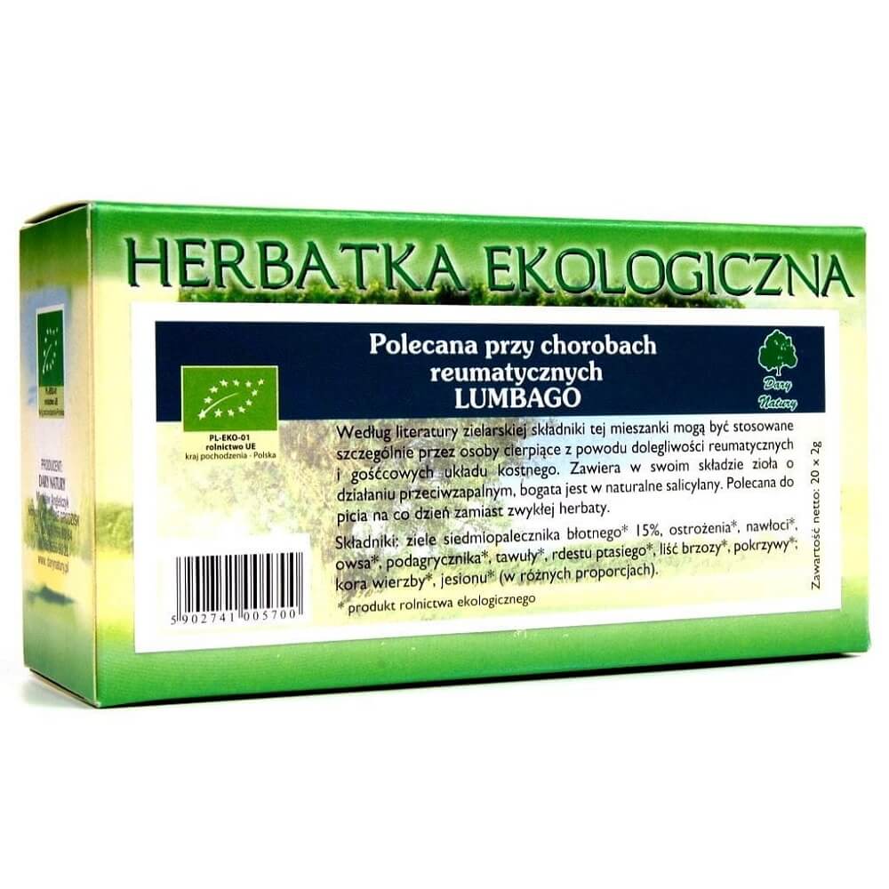 Lumbago Antirevmatika BIO (25 x 2 g) - DARY PŘÍRODY