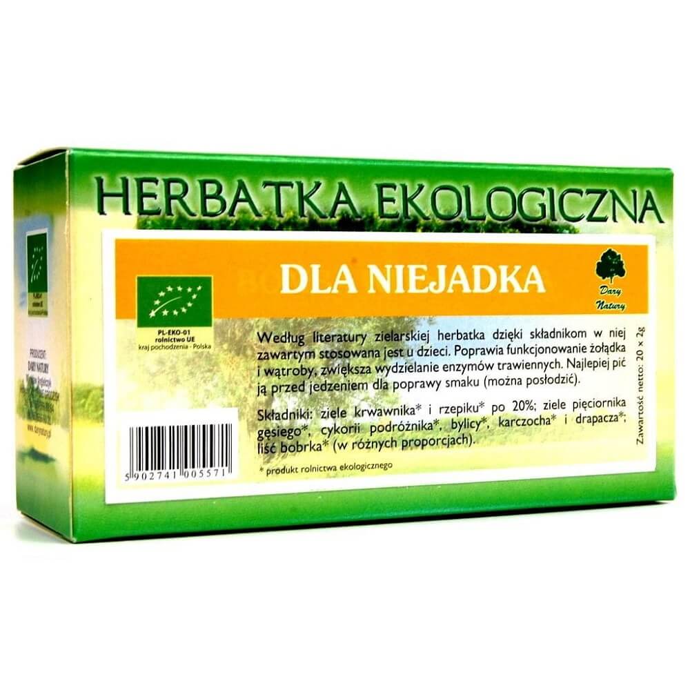 BIO čaj pro jedlíky (20 x 2 g) - DARY PŘÍRODY