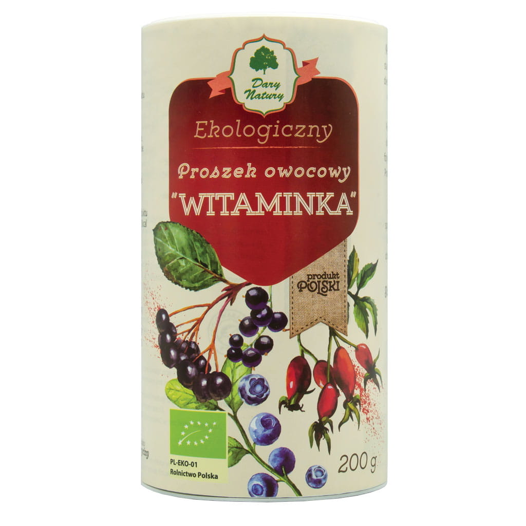 Vitamine de fruits en poudre BIO 200 g - CADEAUX DE LA NATURE