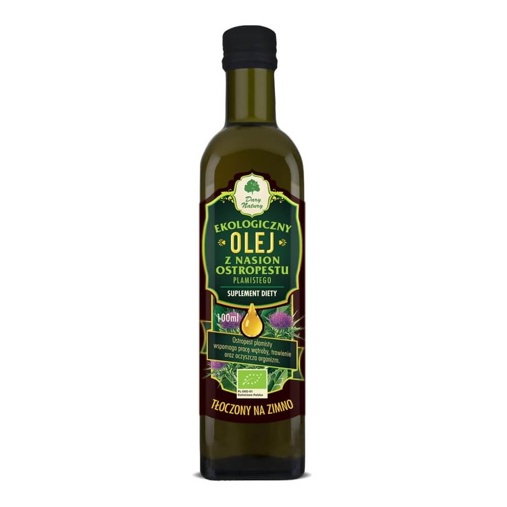 Óleo de sementes de cardo mariano orgânico 250 ml - DONS DA NATUREZA