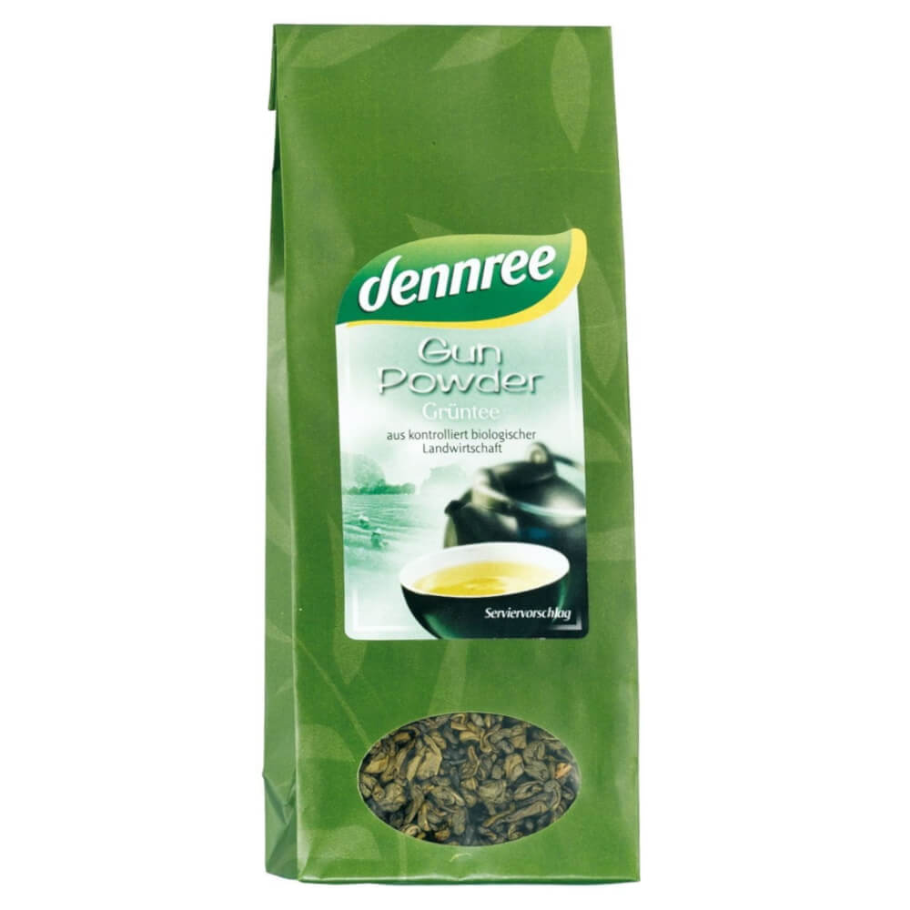 Grüner Gunpowder-Blatttee BIO 100 g - DENNREE