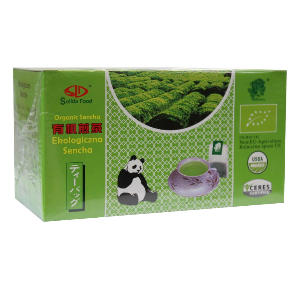 Ceai verde Sencha în Express BIO (25 x 2 g) - SOLIDA FOOD
