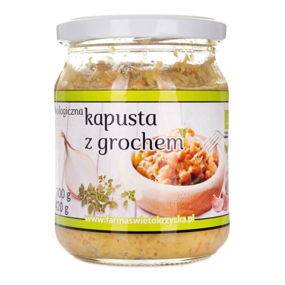 Grønkål med ærter BIO 420 g - FARMA ŚWIĘTOKRZYSKA
