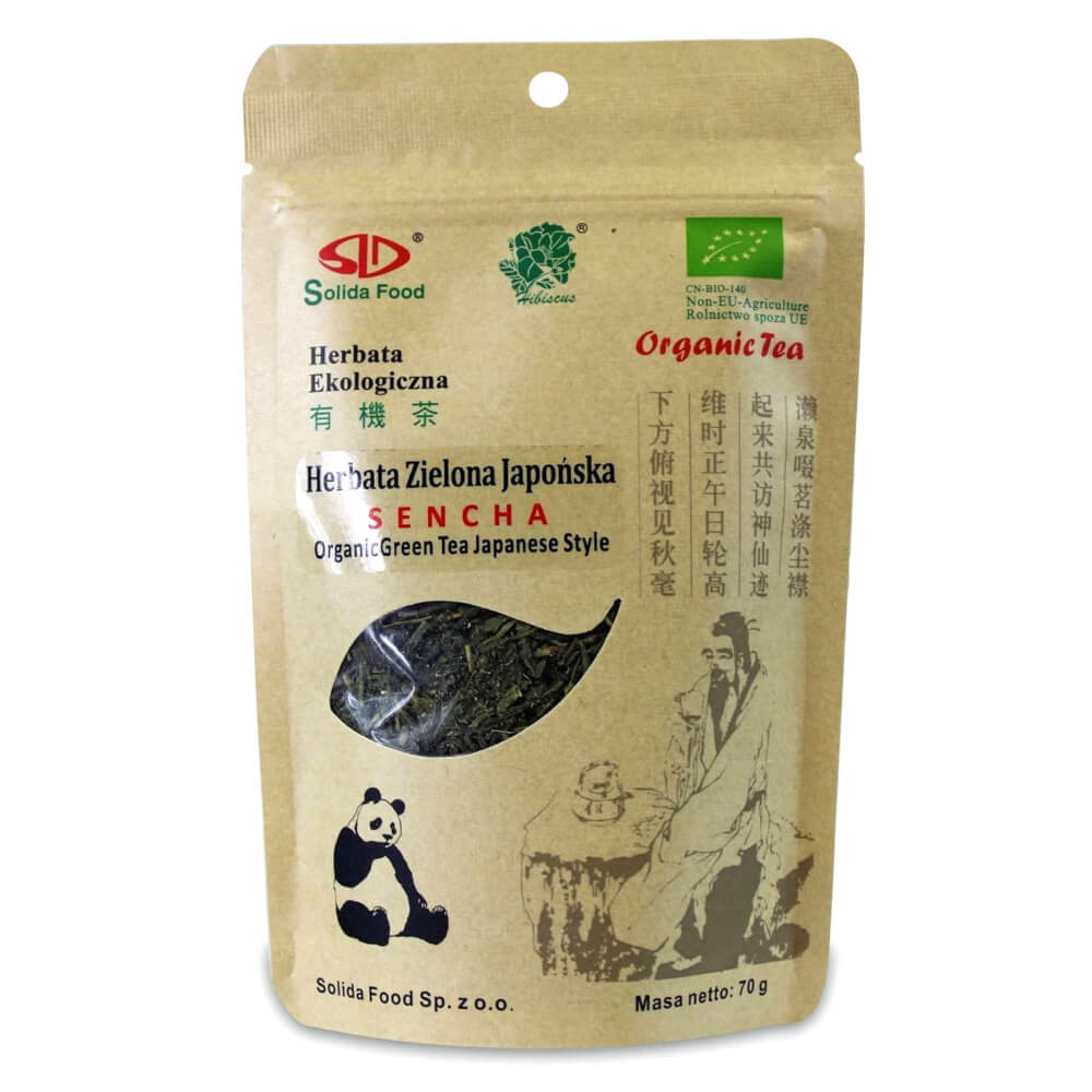 Zelený čaj Sencha BIO 70 g - SOLIDA FOOD