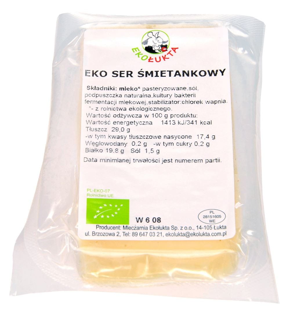 Keju Segar Makmal Kuning BIO (300 g) - ECO ŁUKTA
