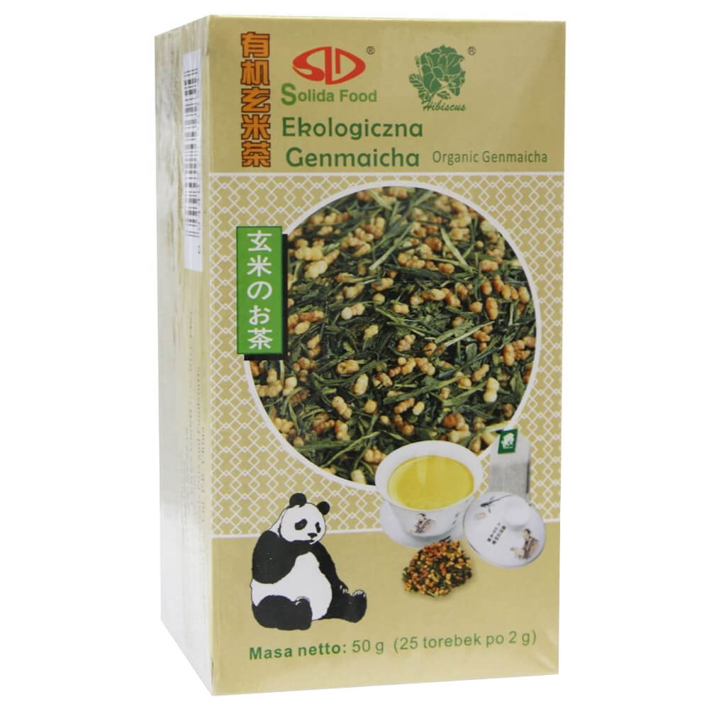 Zelený čaj Genmaicha v sáčcích BIO (25 x 2 g) - SOLIDA FOOD