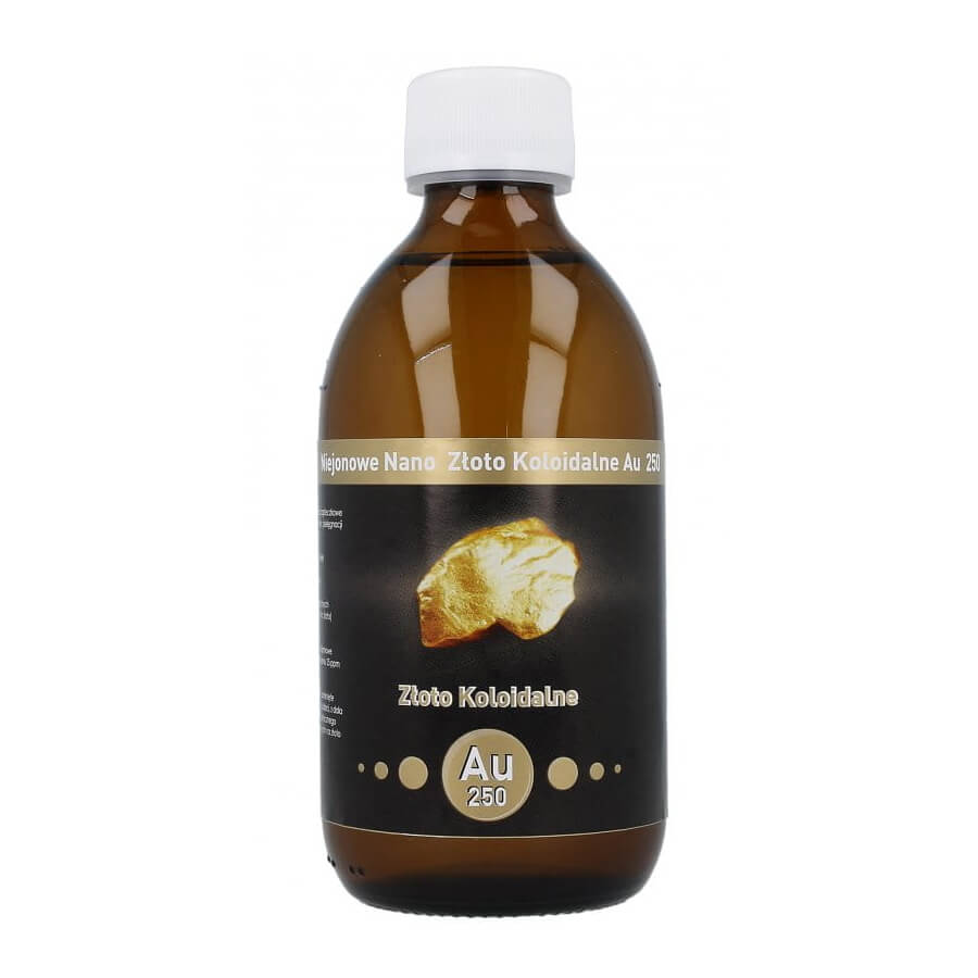 Ikke-ionisk kolloidalt guld Nanogold au 250 300 ml VITACOLLOIDS