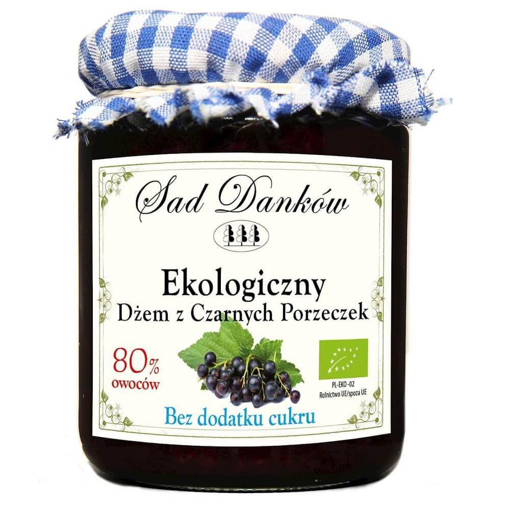 BIO rybízová marmeláda 260 g - SAD DANKÓW