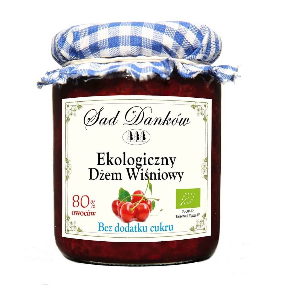 Marmellata di ciliegie senza zucchero BIO 260 g - SAD DANKÓW