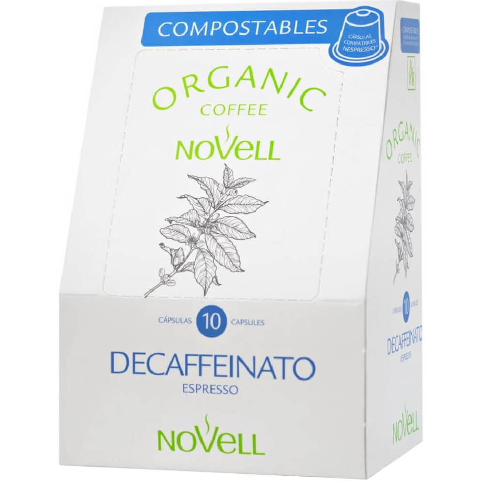 Caffè decaffeinato in capsule BIO 10 x 53 g CAFES NOVELL