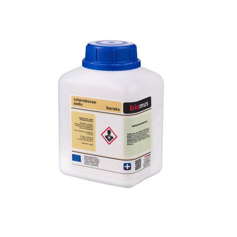 Natriumtetraborat-Decahydrat Borax Borax 500g BIOMUS