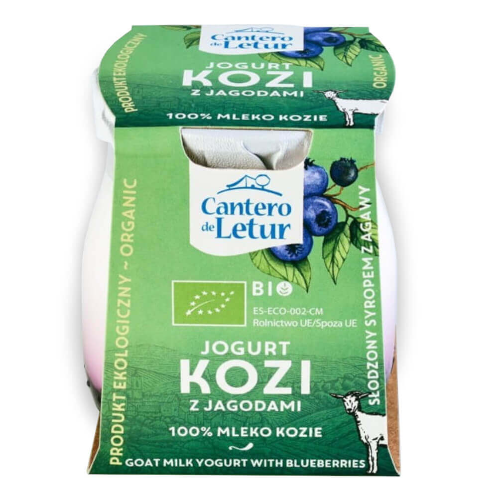 ब्लूबेरी के साथ बकरी दही BIO 125 g CANTERO DE LETU
