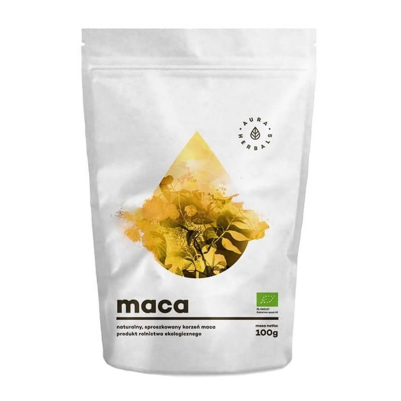 BIO Maka gyökérpor Maca por 100g AURA HERBALS
