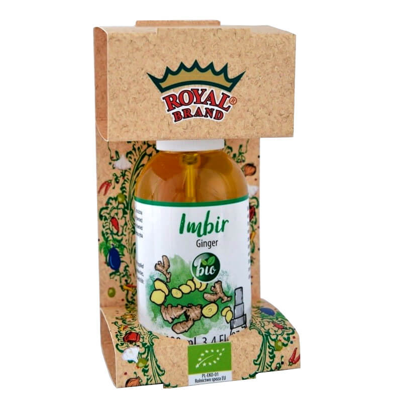 जैविक जिंजर (अदरक) मसाला स्प्रे बोतल में 100 मिली - रॉयल ब्रांड