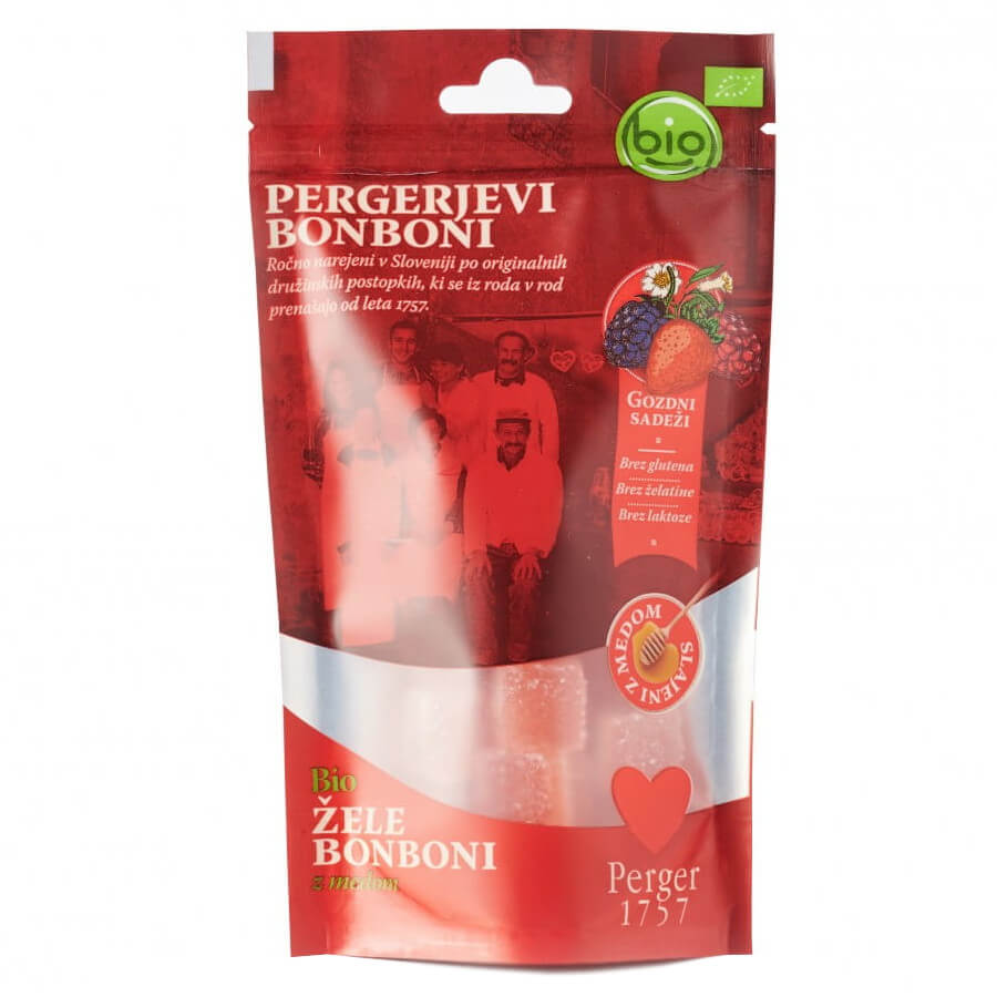 Gelées au sucre, saveur fruits des bois BIO 70 g