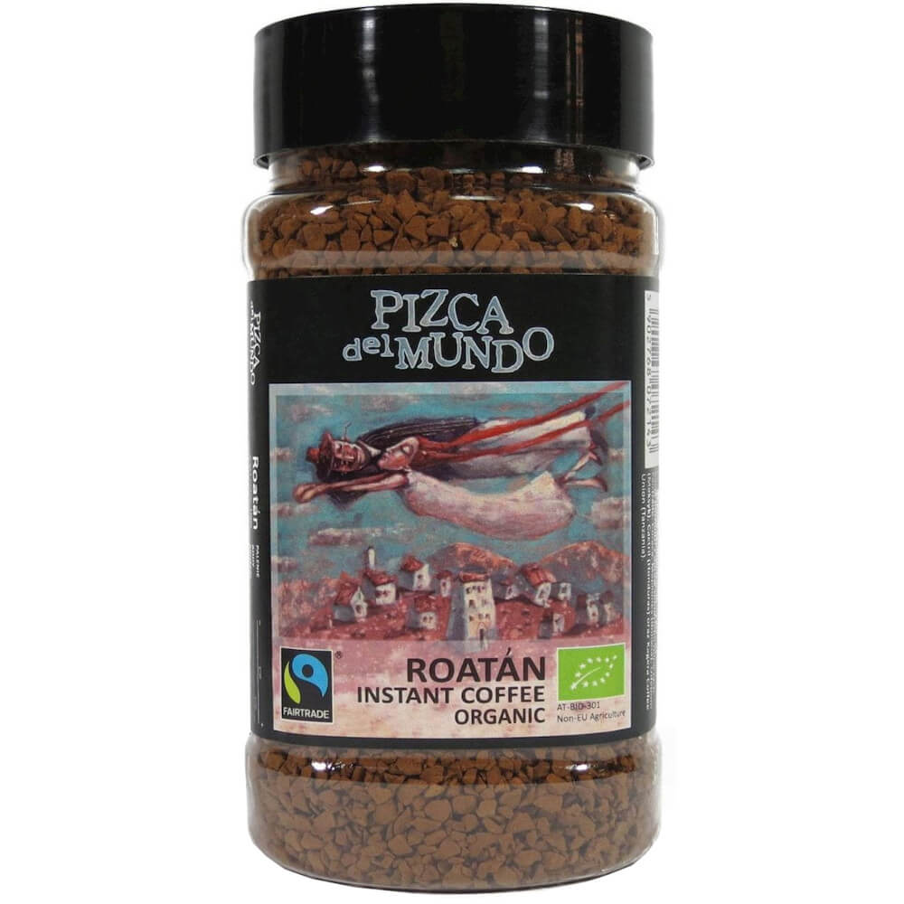 Roatan instant coffee (robusta arabica) fair trade organic 100 g - PIZCA DEL MUNDO