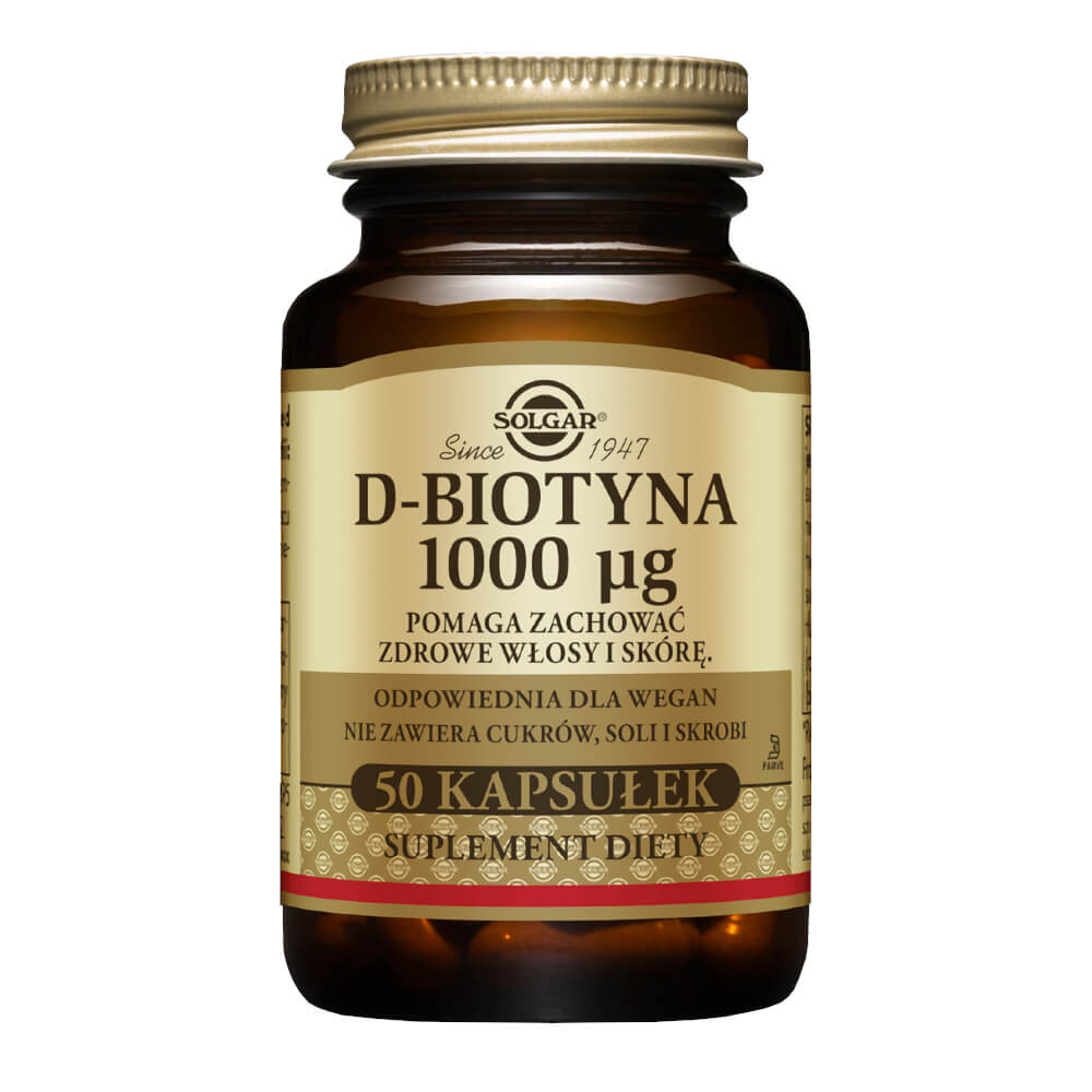 D - Biotin 1000 µg 50 kapslar SOLGAR