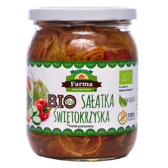 Gluteeniton Świętokrzyska-salaatti BIO 480 g (320 g) - FARMA ŚWIĘTOKRZYSKA
