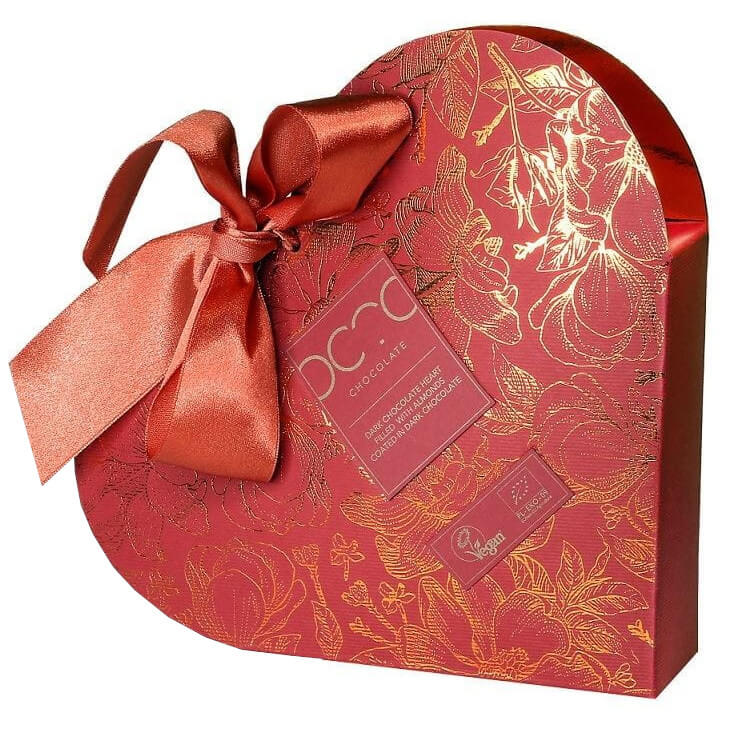 Coklat hati berisi badam coklat gelap BIO 400 g - OCTO