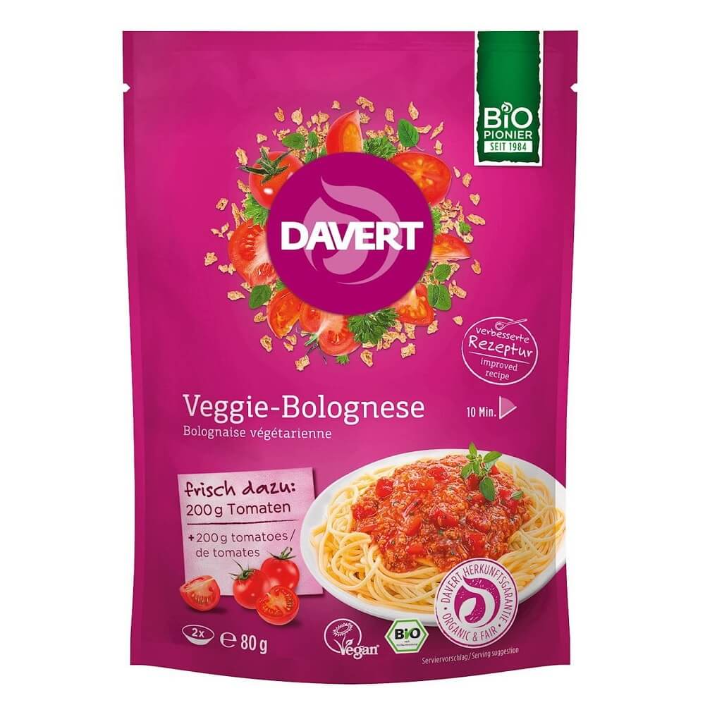 Mezcla de salsa boloñesa de soja BIO 80 g - DAVERT