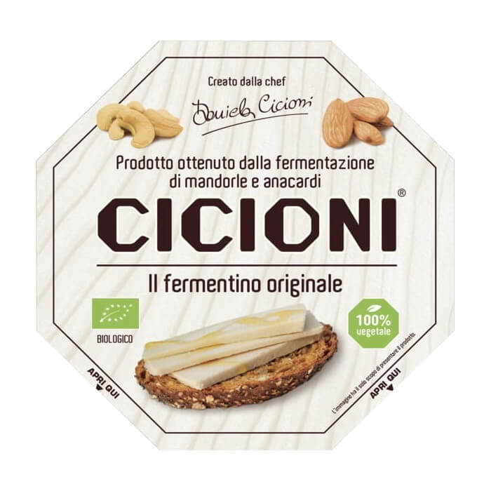 Fermentino dari Kacang Mete dan Badam Original cicioni BIO 80 g CASA DEL FERMEN