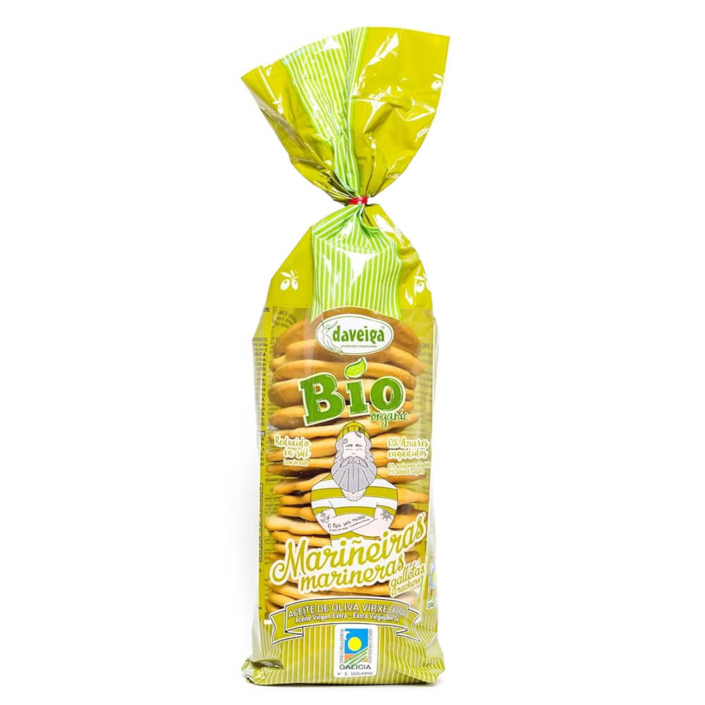 BIO Cracker con aceite de oliva 180 g - DAVEIGA