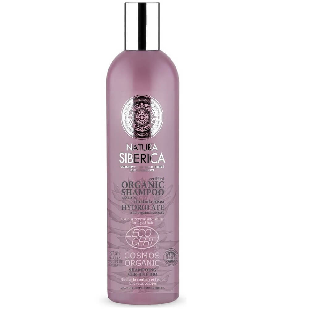 Shampoo para cabelos coloridos e danificados, proteção e brilho 400 ml - NATURA SIBERICA