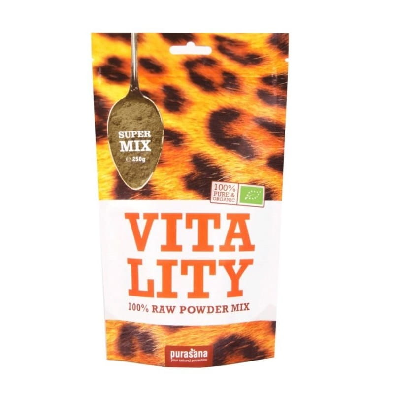 Eine Mischung aus Superfood Vitalität laktosefrei glutenfrei BIO 250 g - PURASANA