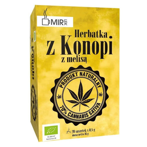 Hanftee mit Zitronenmelisse BIO (20 x 08 g) - MIR - DRUG