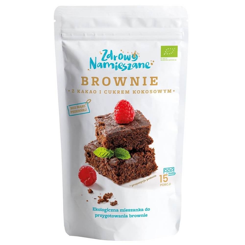 Brownie s kakaem a kokosovým cukrem BIO 290 g - ZDRAVĚ SMÍCHANÉ