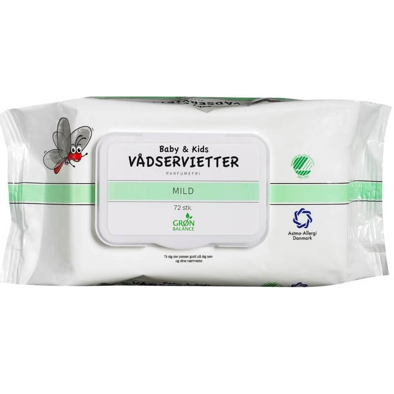 Wet wipes for children 72 pieces - GRON BALANCE