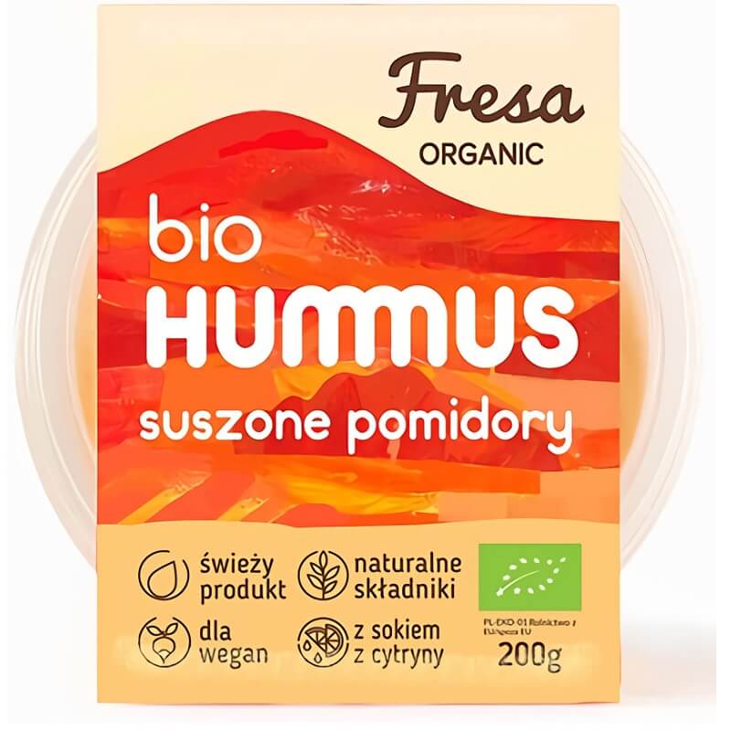 Szárított paradicsomos humusz BIO 200 g - FRESA ORGANIC
