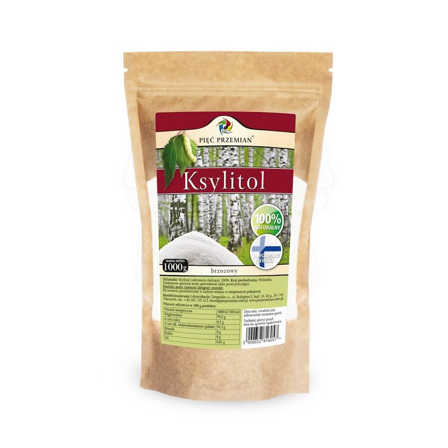 Xylitol (papírový sáček) 1000 g - PĚT ZMĚN