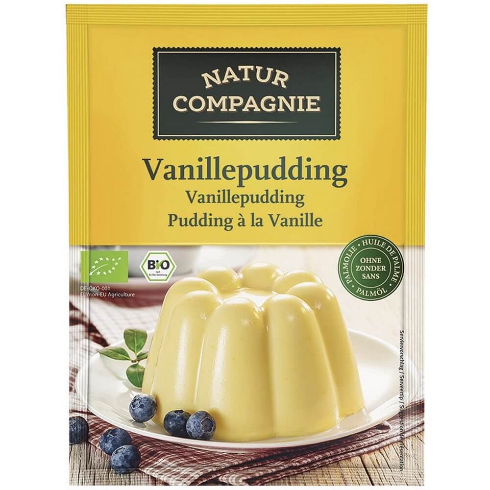 Puding Vanila Bebas Gluten BIO 38 g - NATUR COMPAGNIE