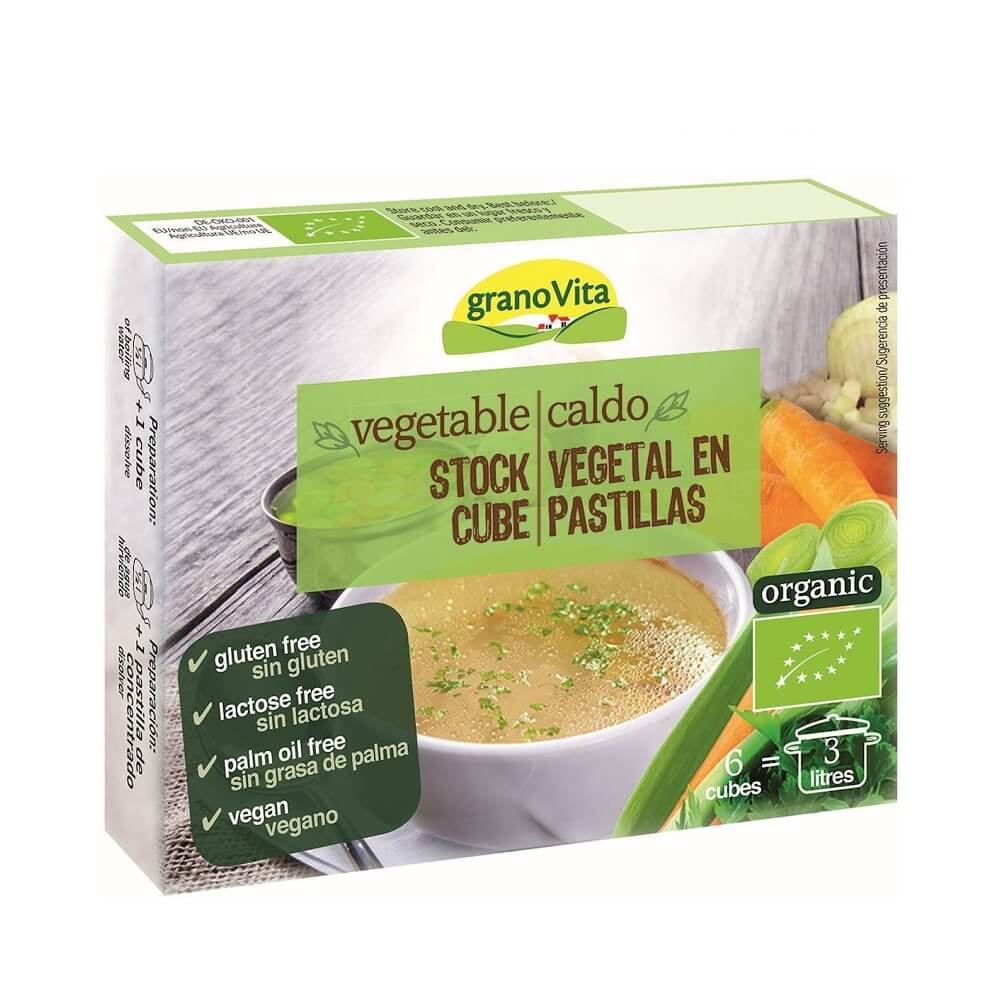 Bouillon - cubes de légumes sans gluten BIO 66 g - GRANOVITA