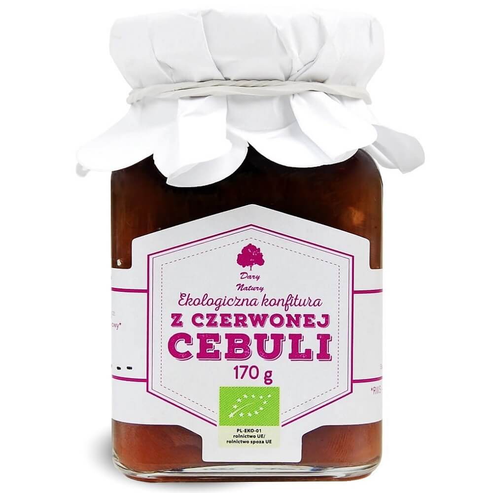 Confiture d'Oignons Rouges BIO 170 g - CADEAUX DE LA NATURE