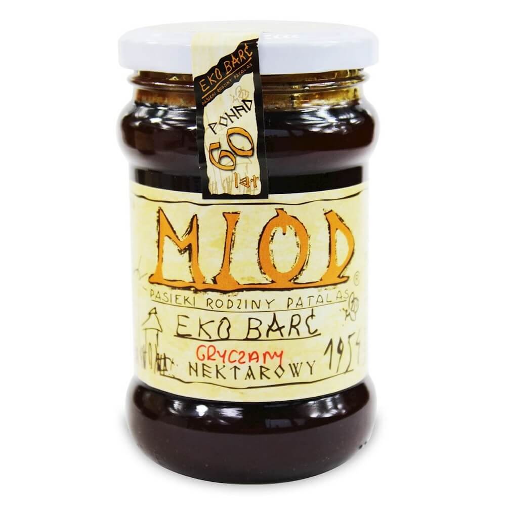 Βιολογικό μέλι νέκταρ από φαγόπυρο 380 g - ECO - BARĆ