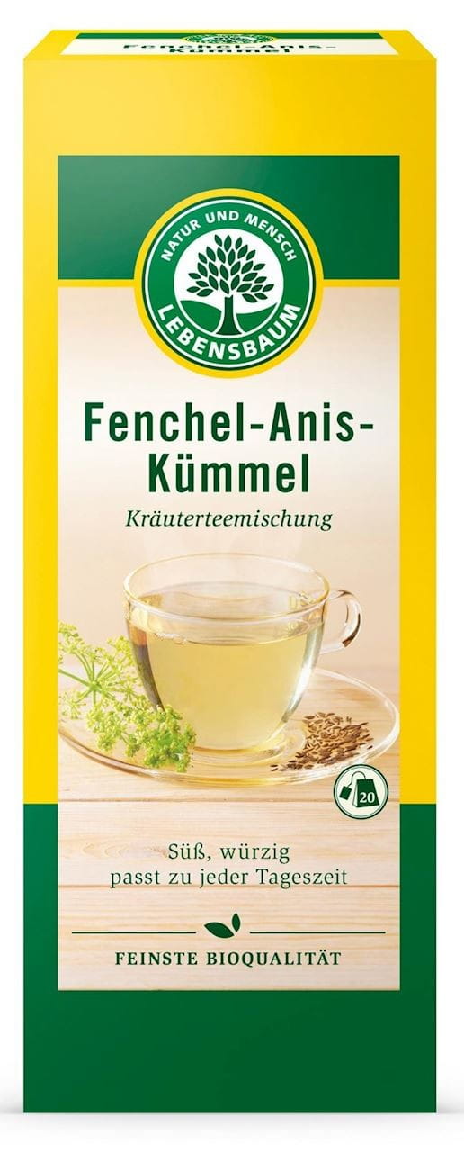 Fencheltee - Anis - Kreuzkümmel BIO 20 x 25 g - LEBENSBAUM