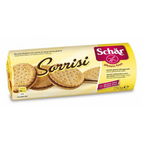 Sorrisi Markise mit Kakaocreme glutenfrei 250 g SCHÄR