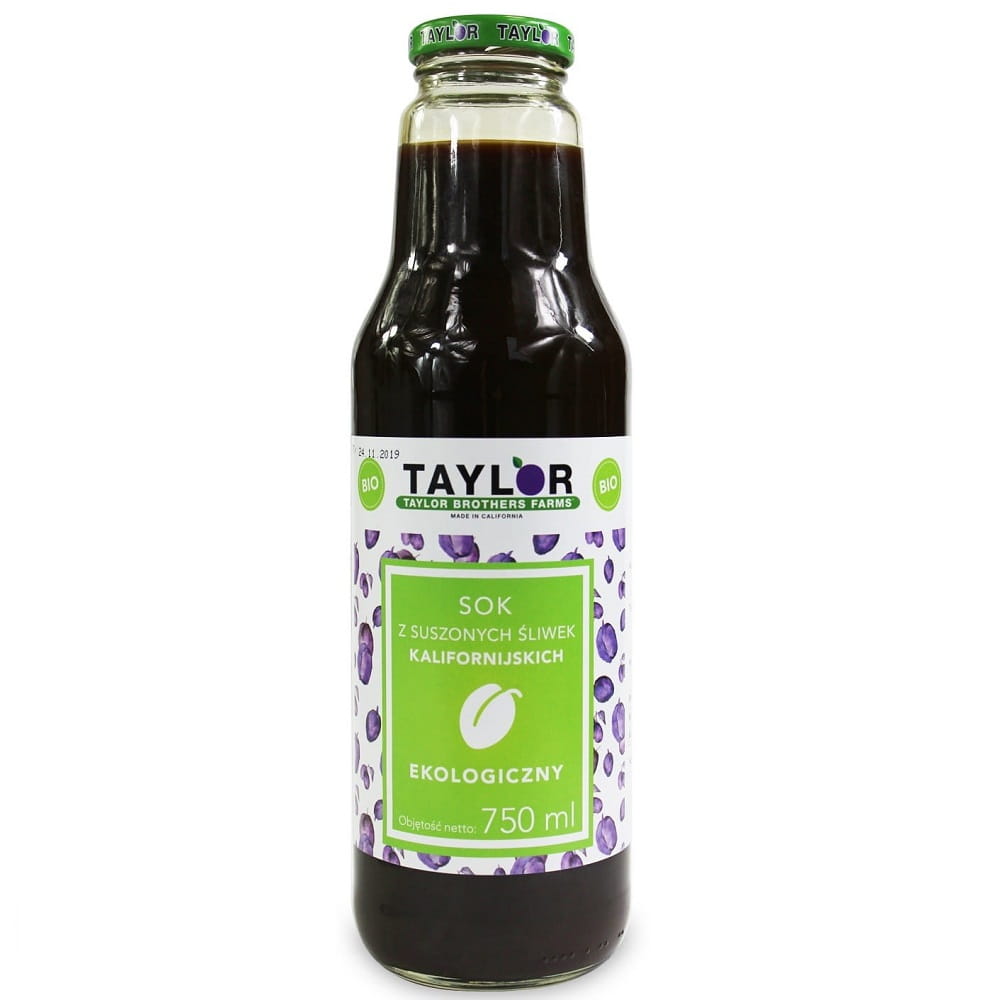 Οργανικός χυμός δαμάσκηνων Καλιφόρνιας 750 ml - TAYLOR