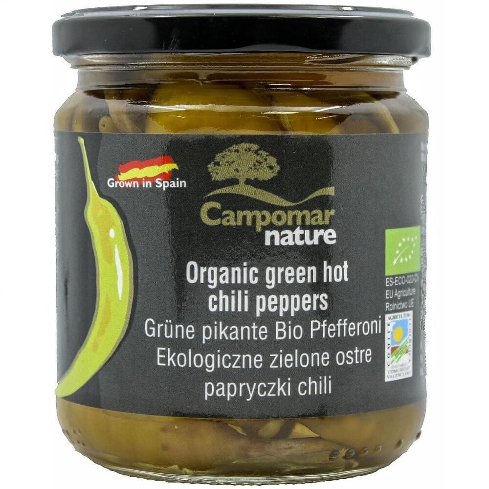 Grønne sterke chilipepper BIO 350 g - CAMPOMAR NATURE
