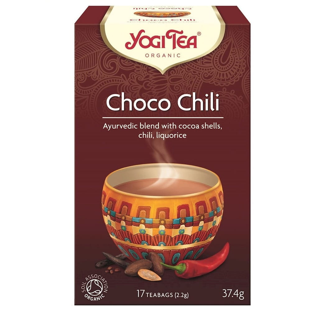Čaj Choco Chocolate s kakaem a chilli BIO (17 x 22 g) 374 g - YOGI TEA