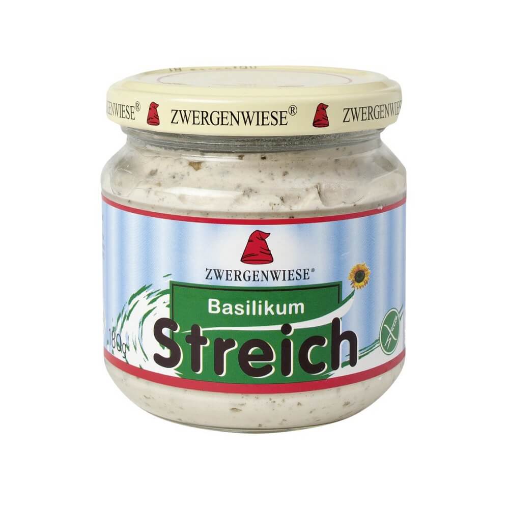 Sonnenblumenpaste mit Basilikum glutenfrei BIO 180 g - ZWERGENWIESE