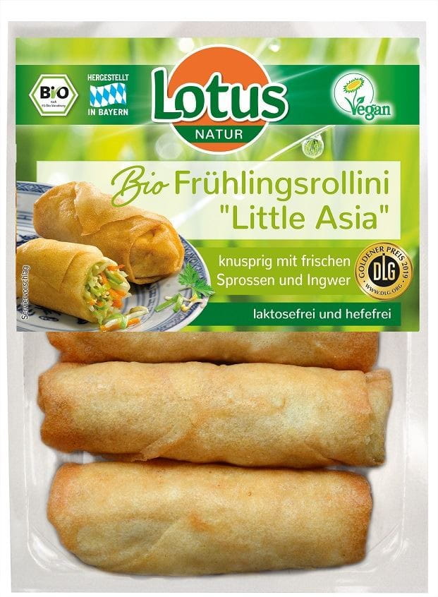 Grøntsagsforårsruller med ananas BIO 200 g - LOTUS