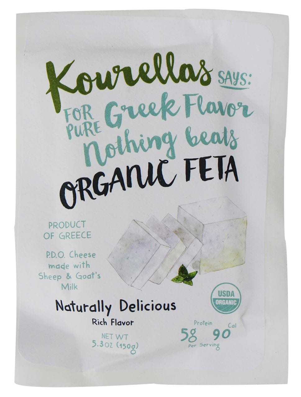 BIO ovčí sýr 150 g - KOURELLAS