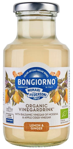 Getränk mit Zitronen-Ingwer-Geschmack mit Balsamico-Essig aus Modena BIO 250 ml - BONGIORNO