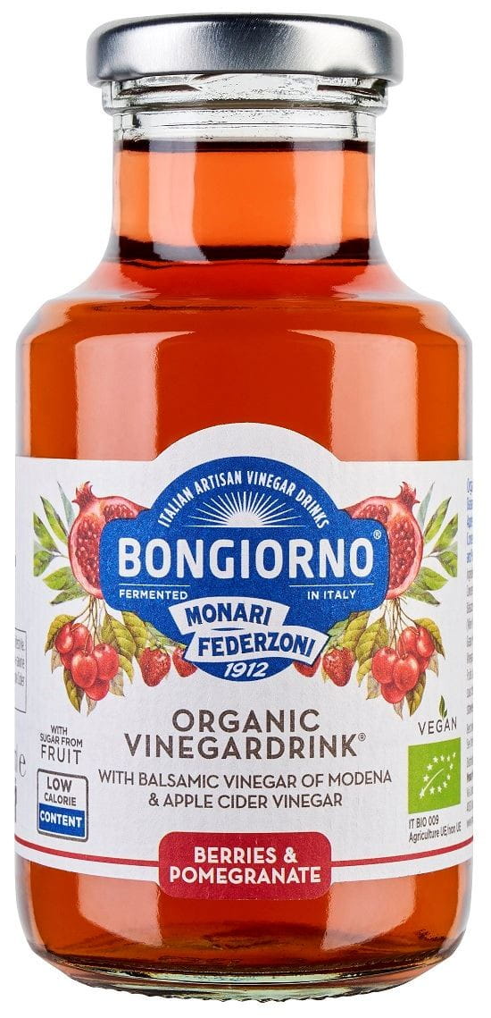 Beeren- und Granatapfelgetränk mit Balsamico-Essig aus Modena BIO 250 ml - BONGIORNO