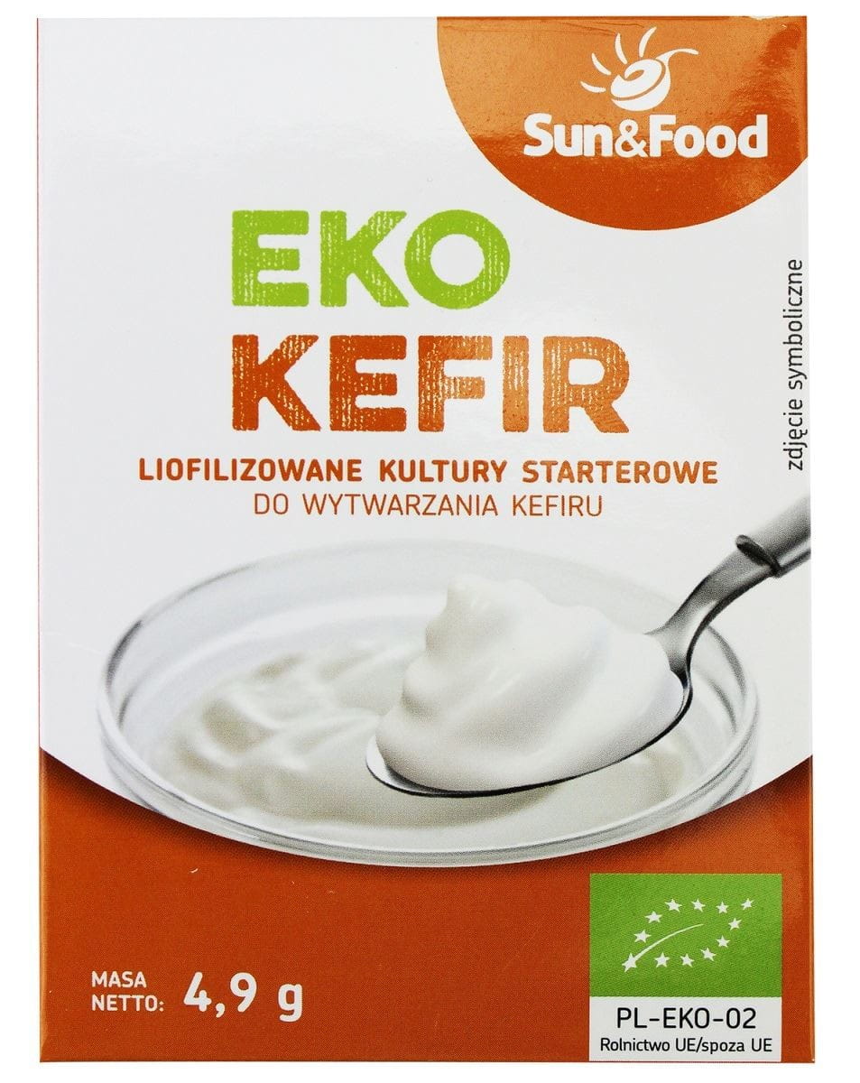 Kultur starter lyophilized untuk Kefir BIO 49 g - SUN & FOOD