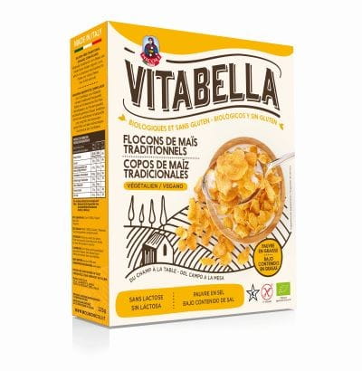Cornflakes sem glúten BIO 225 g VITABELLA