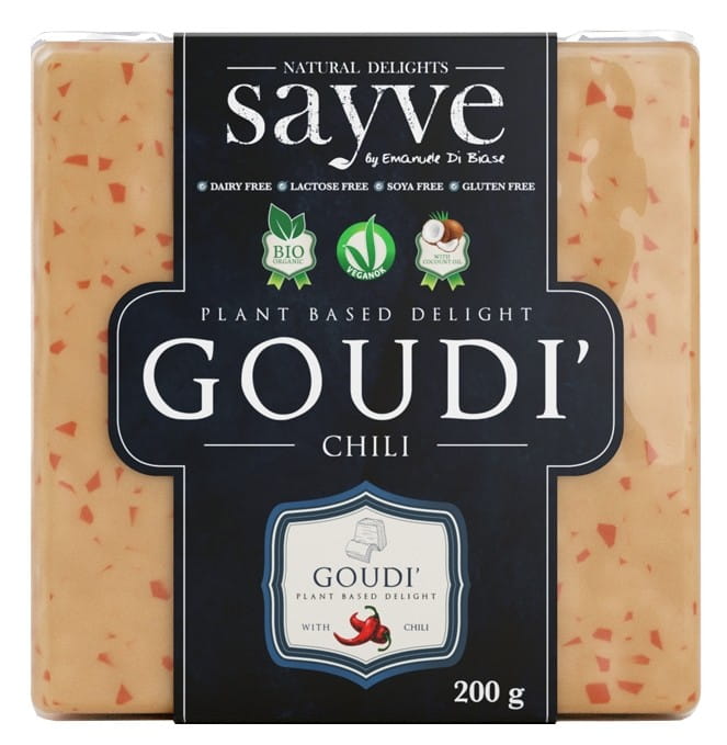 Produk vegan dengan kacang kuda, tepung ubi kayu dan cili, bebas laktosa bebas gluten BIO 200 g - SAYVE
